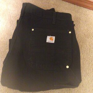 Vintage Carhartt Double Front Knee Black pants Jeans Size 34X33